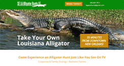 Desktop Screenshot of gator-hunt.com